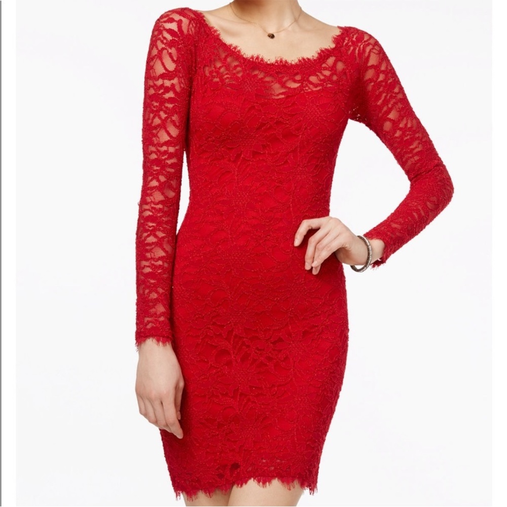 Jump Apparel Lace Sheath Dress